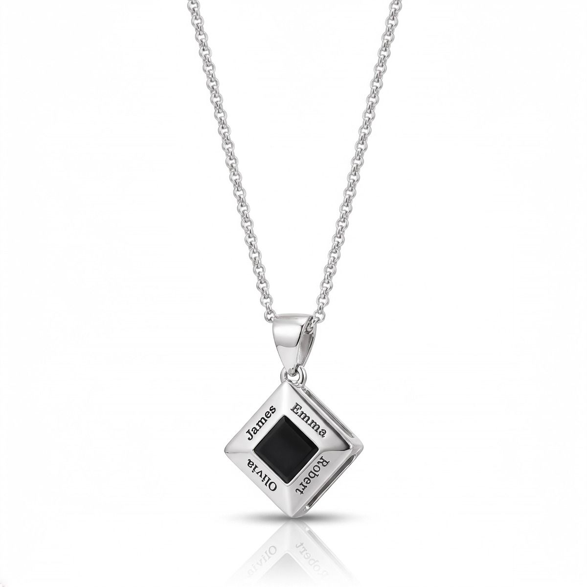 Sacred Name Necklace with Nano Bible [Silver]