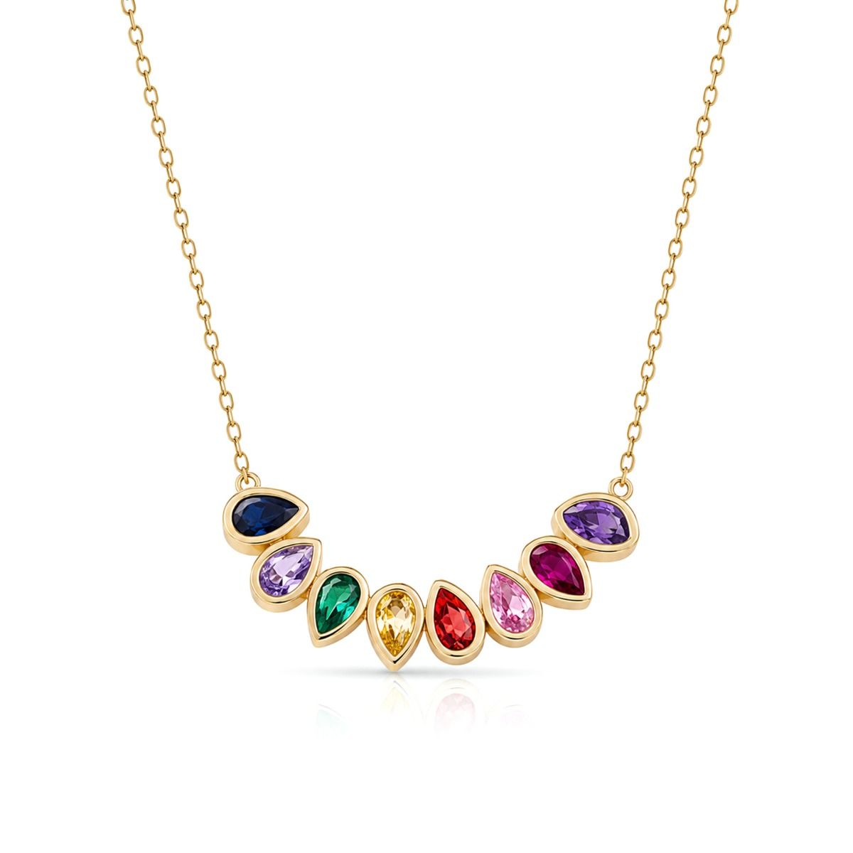 Rainbow Arc Necklace [18K Gold Plated]