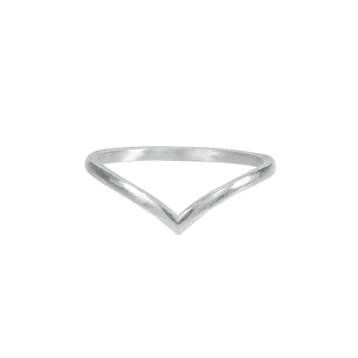 Classic Chevron Ring in Sterling Silver - Talisa