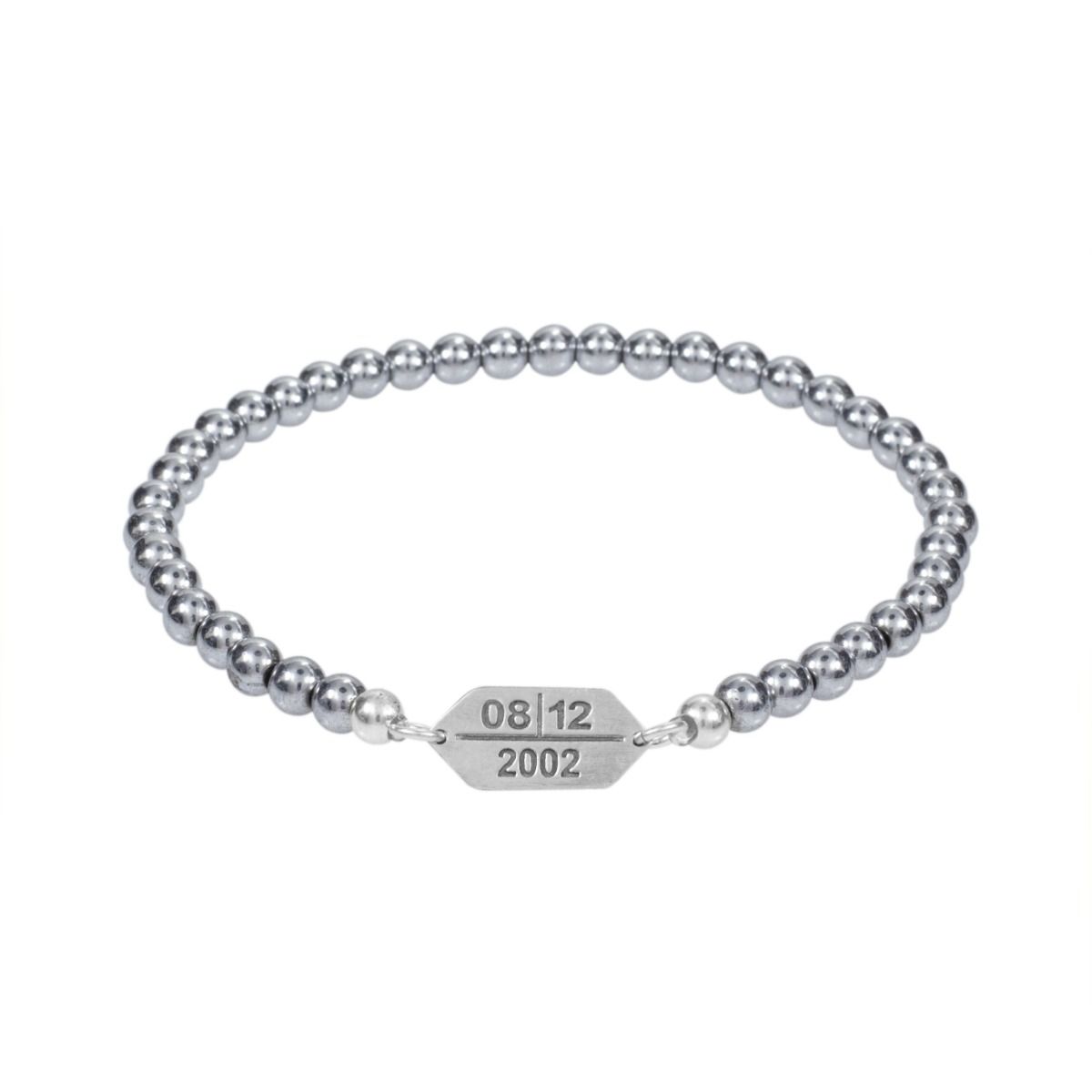 Bracelet Marque Claire Hématite Souvenirs [Argent 925]