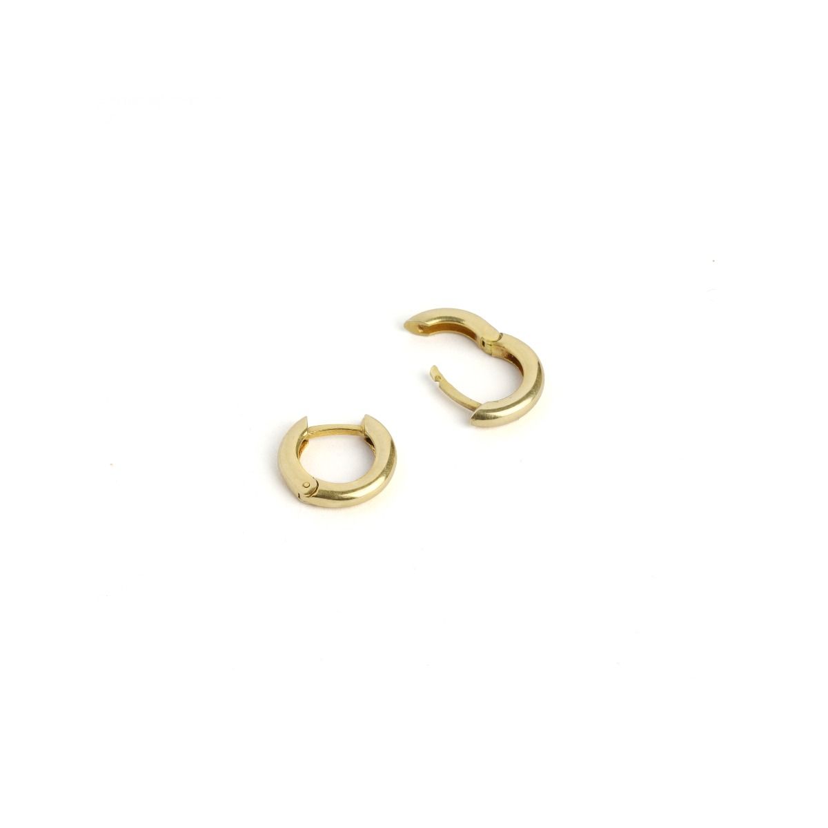 The Ultimate Everyday Gold Plated Classic Hoops, Hoop  Lightweight Hoop Earrings 18K Gold Plated Timeless Small Medium Large main image 1
