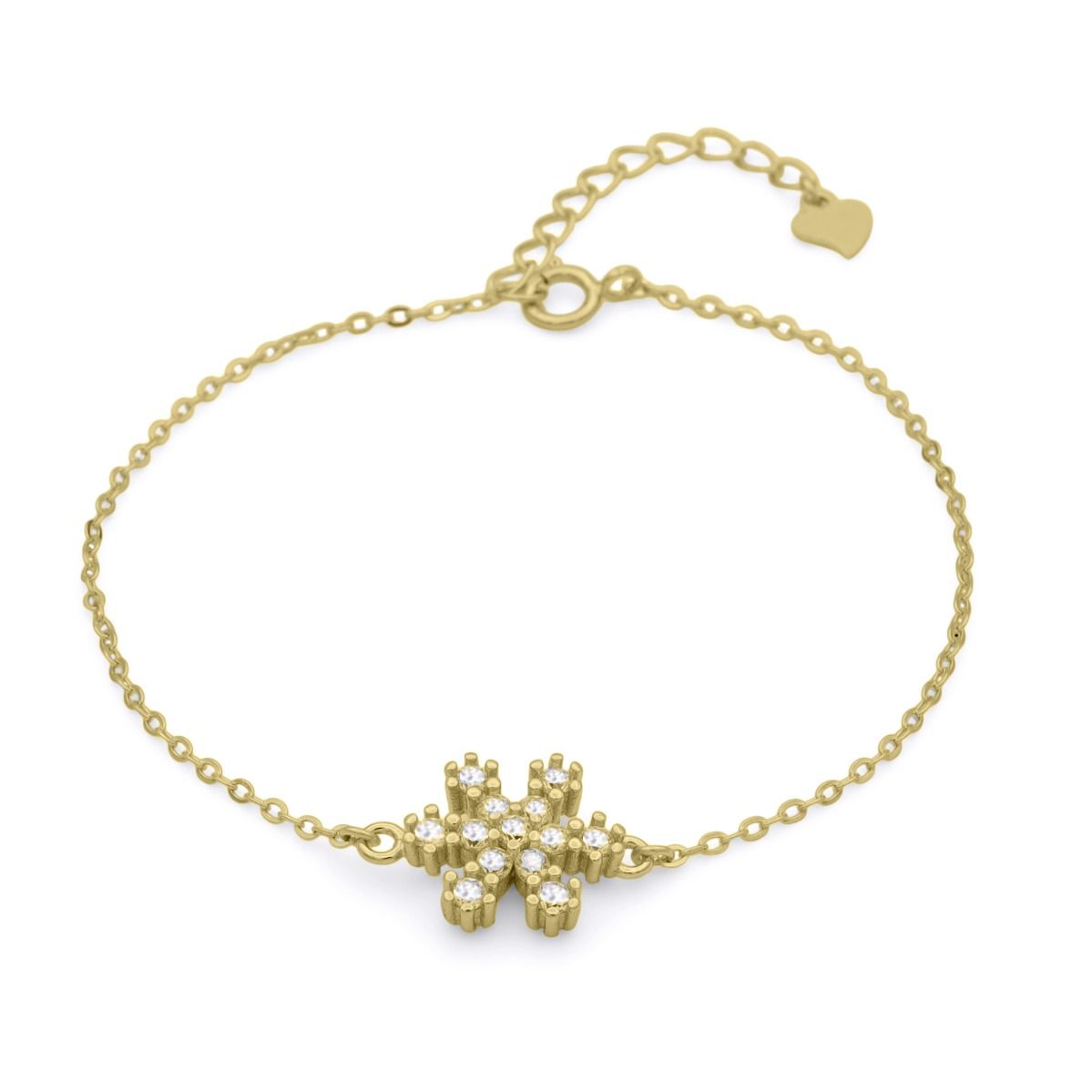 Snowflake Bracelet in Gold Plating - Holiday Gift by Talisa display picture 3