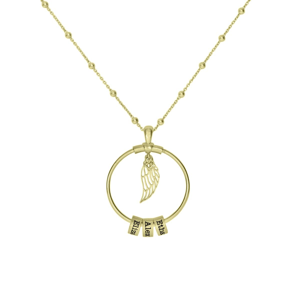 Collier Famille Éternelle avec Noms [Plaqué Or 18ct]