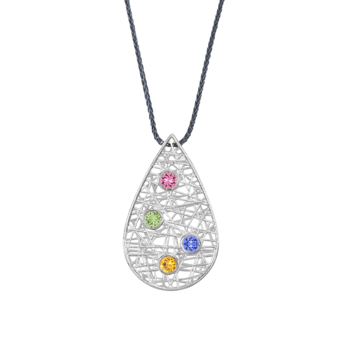 Collier Fils de la Vie Grande Goutte [Argent 925]