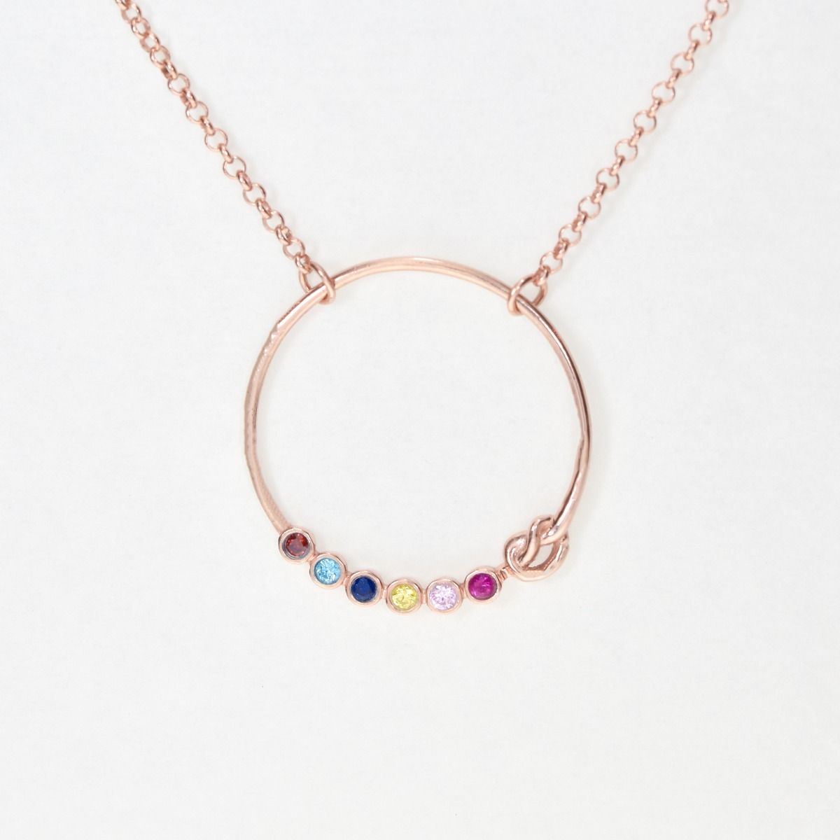 Ties of Love Necklace [Rose Gold Plated]