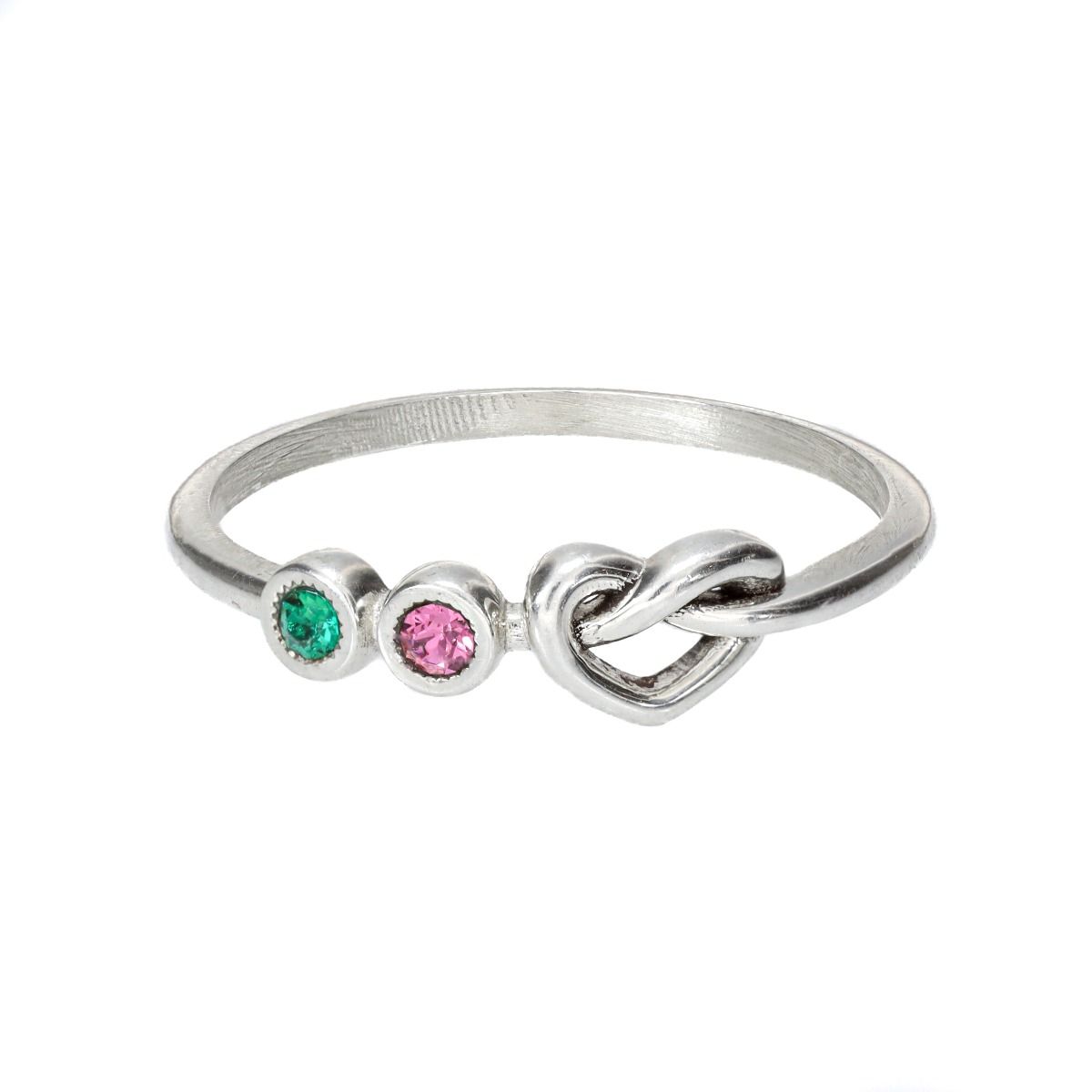 Ties of The Heart Promise Ring [Sterling Silver]