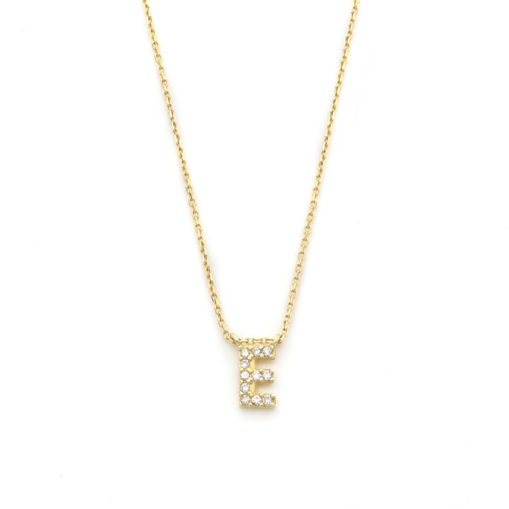 Diamond Letter Charms with Initials in 14-Karat gold