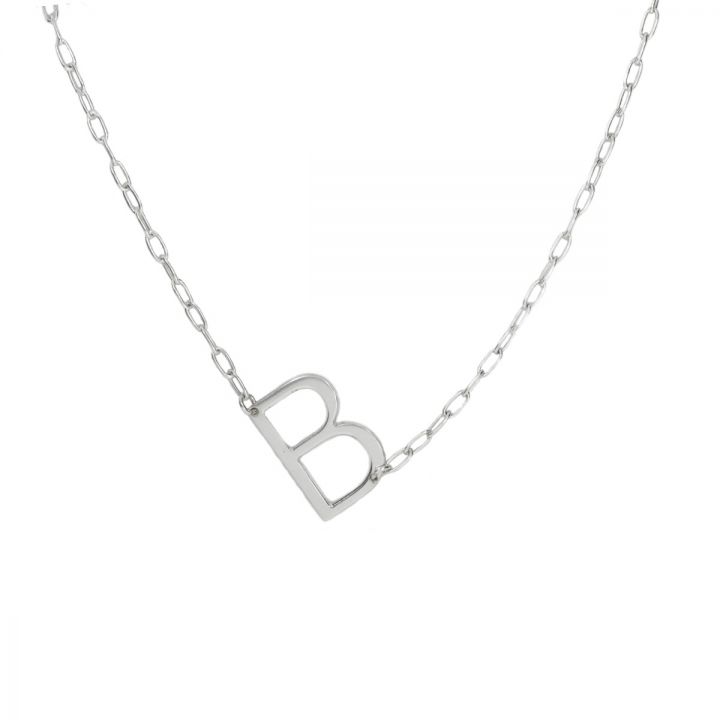 Fingerhut - Sterling Silver Personalized 3-D Name Necklace