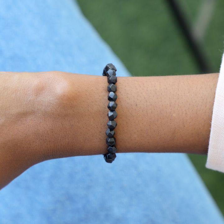 Black Onyx Beaded Bracelet