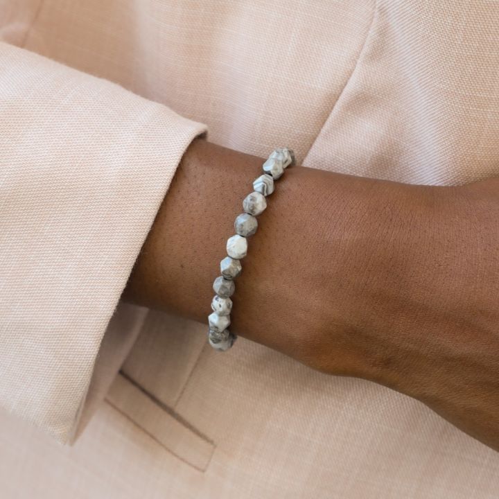 Deep Forest Jasper Beaded Bracelet