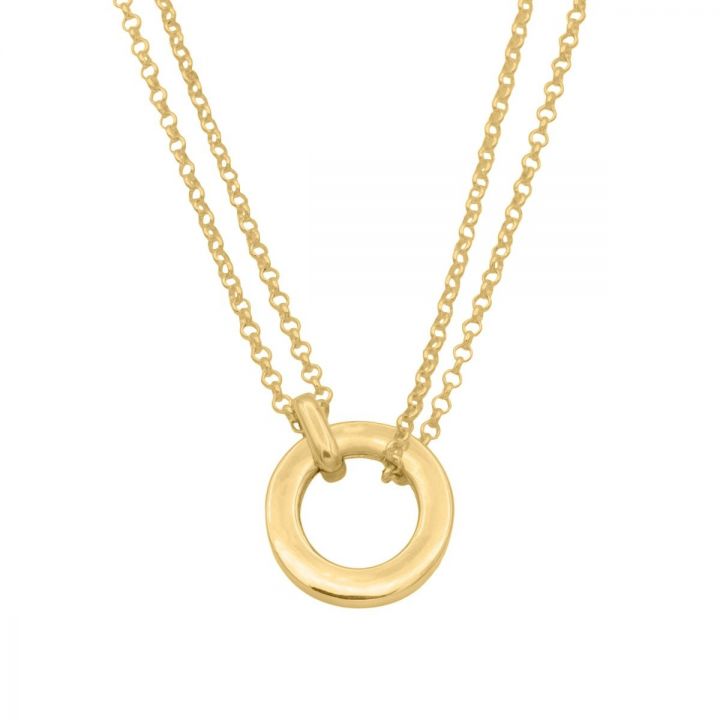 Anna Double Layer Necklace (Gold Vermeil) - Talisa