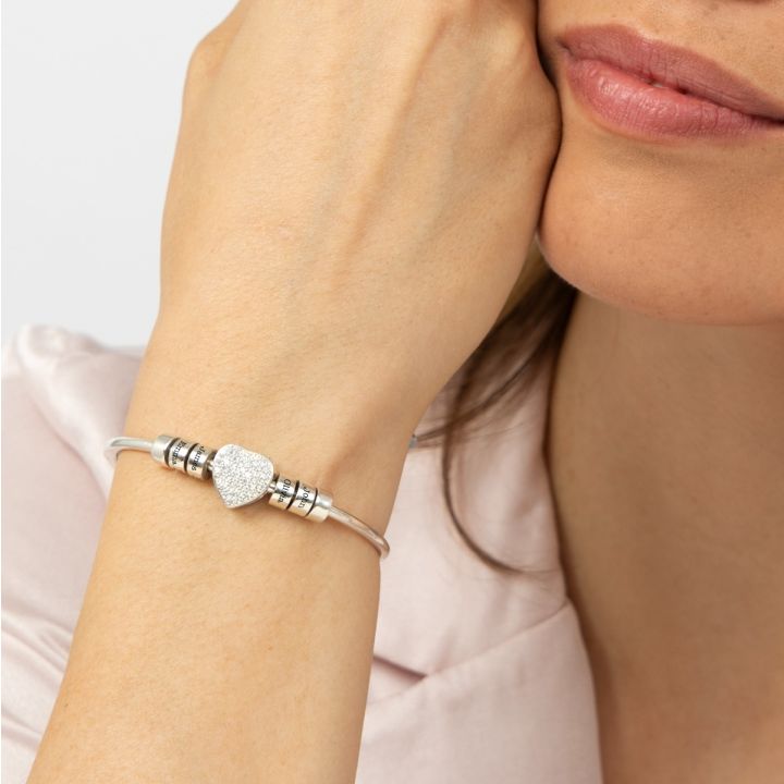 Cherished Love Name Bracelet [Sterling Silver]