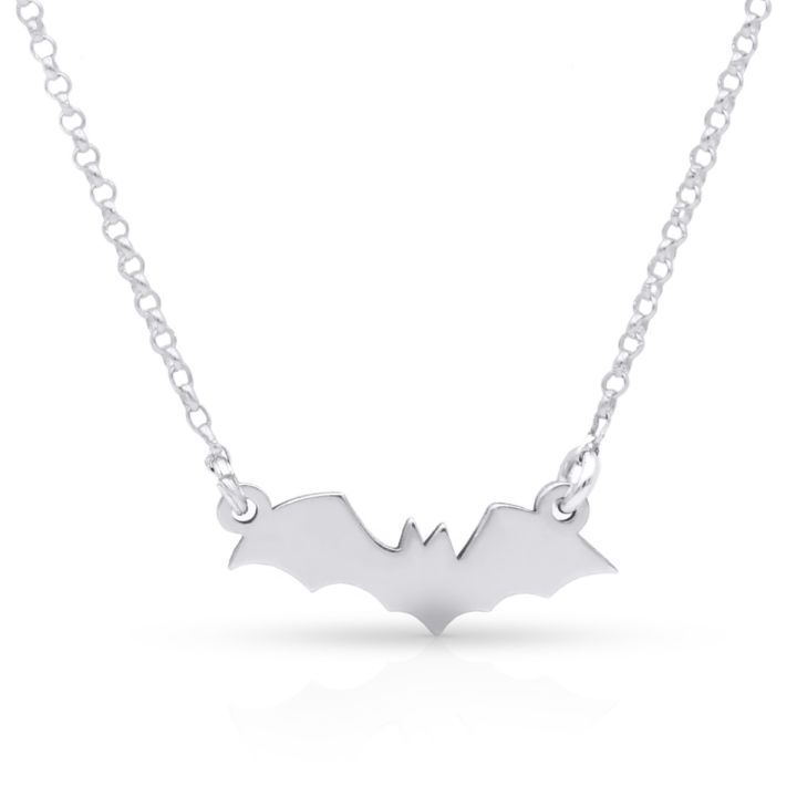 Sterling Silver Bat Necklace – Mark Poulin Jewelry