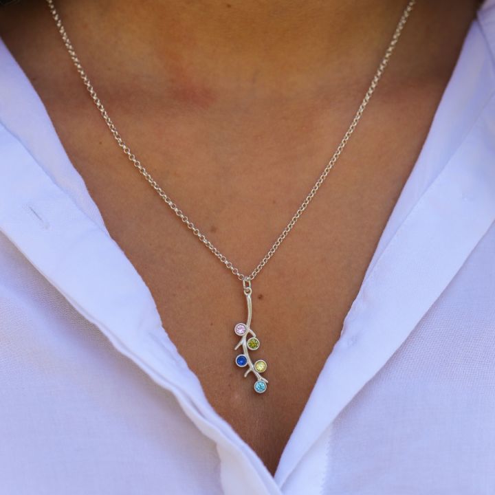 Vertical love necklace on sale