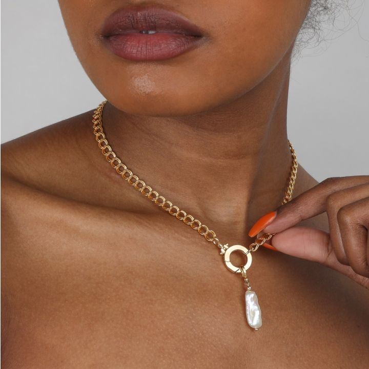 Talisa Emma Curb Chain Necklace