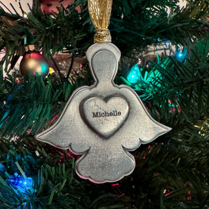 Cherished Angel - Custom Christmas Ornament