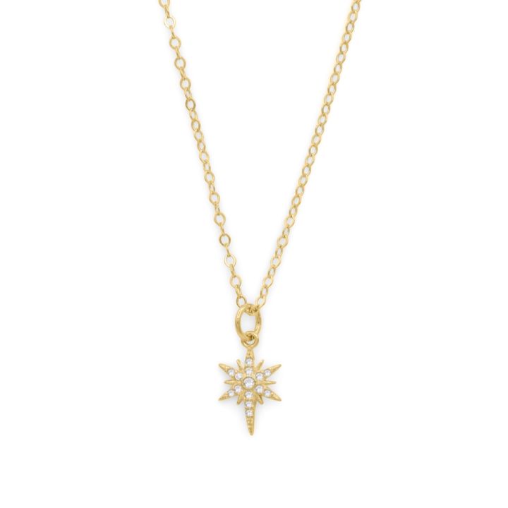 9ct Yellow Gold Xmas Tree Pendant With Chain – Shiels Jewellers