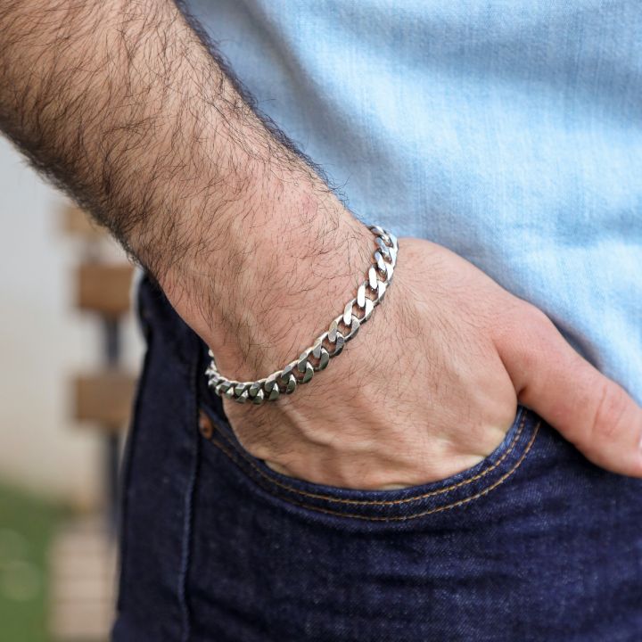 Curb Chain Bracelet for Men - Gifts for Men by Talisa