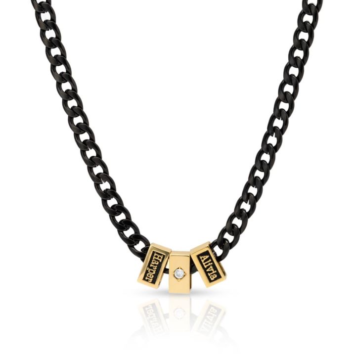 Diamond Charm For Cuban Link Chain [18K Gold Plated]