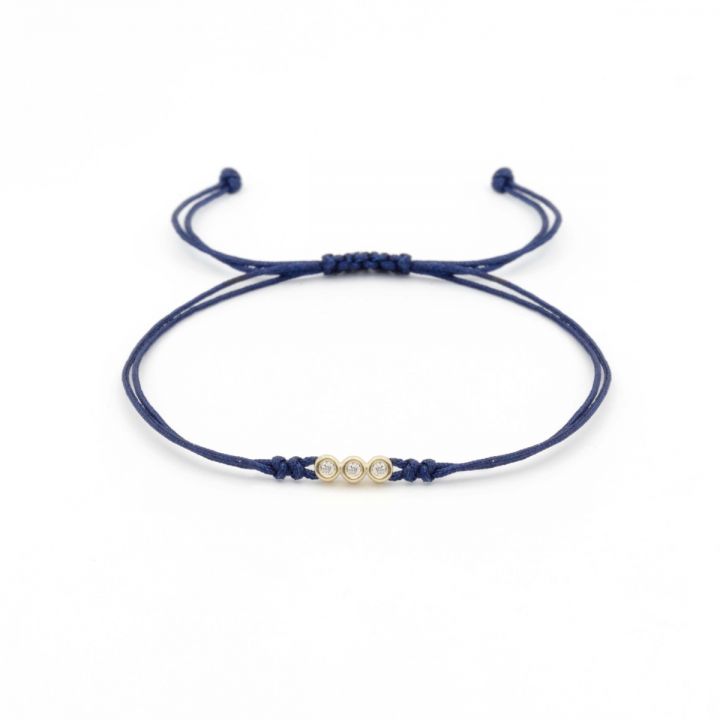 Blue string bracelet discount