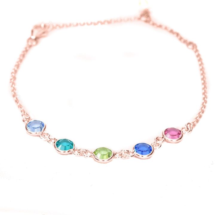 18k rose hot sale gold anklet