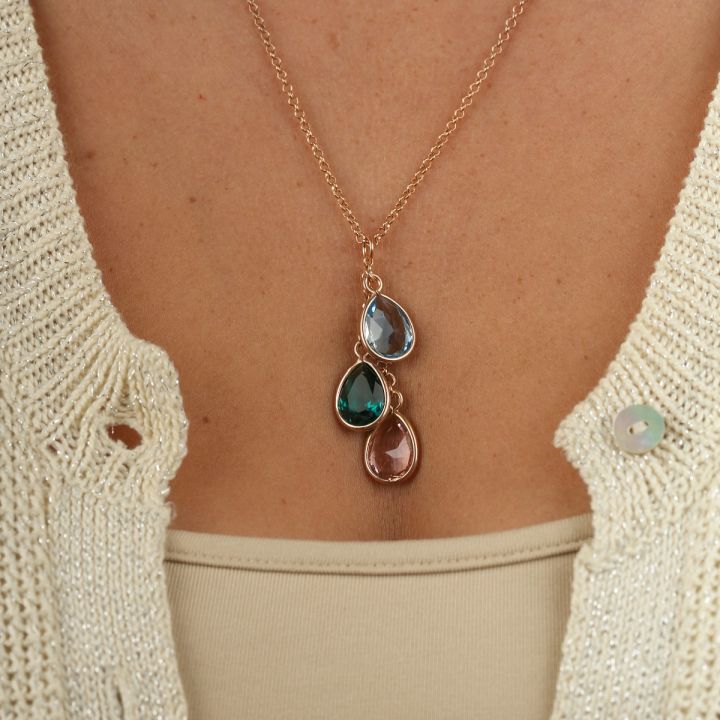 Enchanted rain birthstone on sale necklace