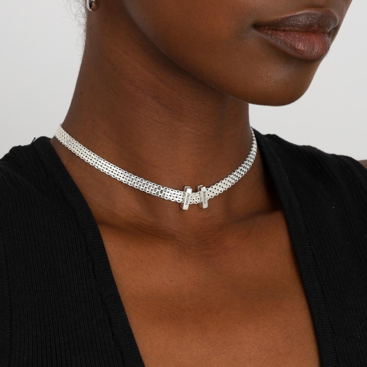 Enchanted Bars Milanese Chain Necklace [Sterling Silver]