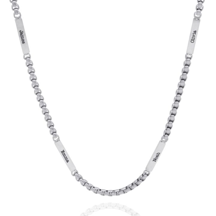 Engraved recognized Necklace for Men Personalised