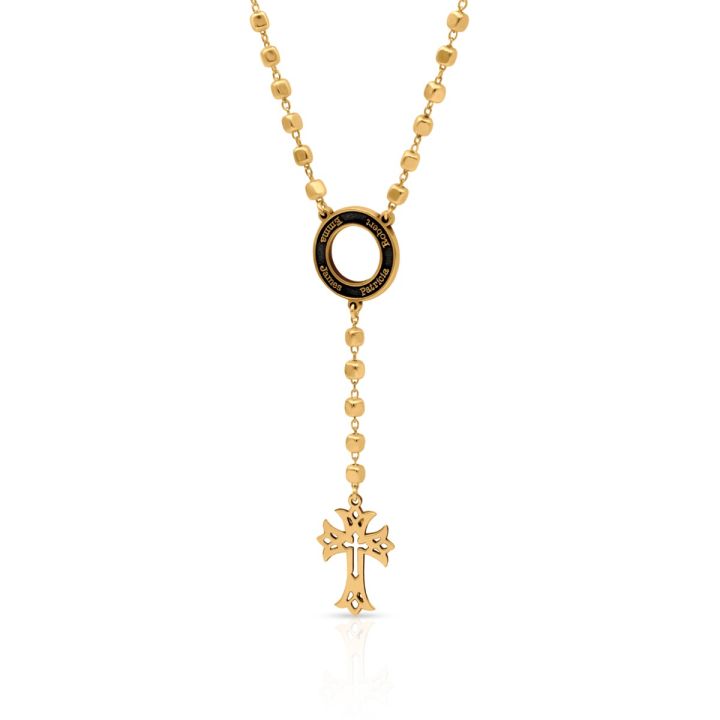 Eternity cross necklace sale