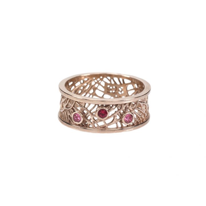 Family Roots Birthstone Ring [Rose Gold Plated]