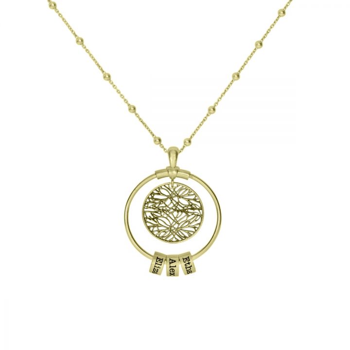 Roots of Love Name Necklace [18K Gold Vermeil]