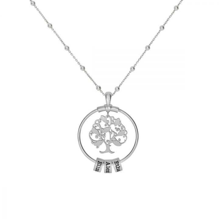 Family Tree Name Necklace [Sterling Silver]