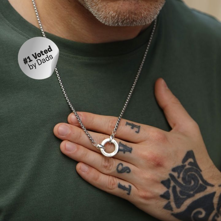 Mens Custom Artwork Necklace | Gift For Him | Maven Metals