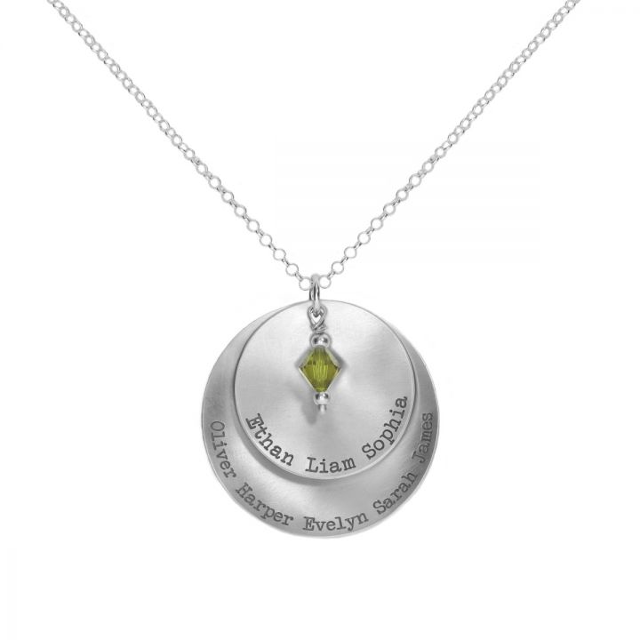Generation Tree Name Necklace [Sterling Silver]