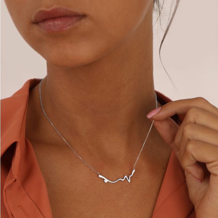 Pulse of Passion Necklace [Sterling Silver]