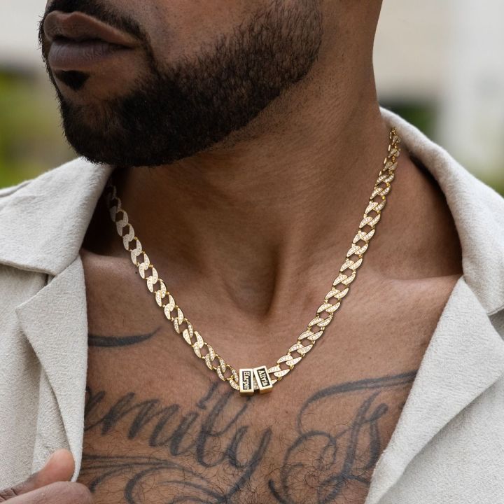 Mens necklace 18k gold store