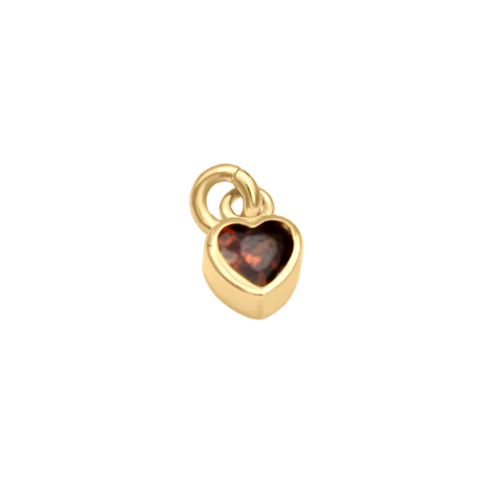 Red Heart Charm for Multi-Name Necklace [18K Gold Plated]