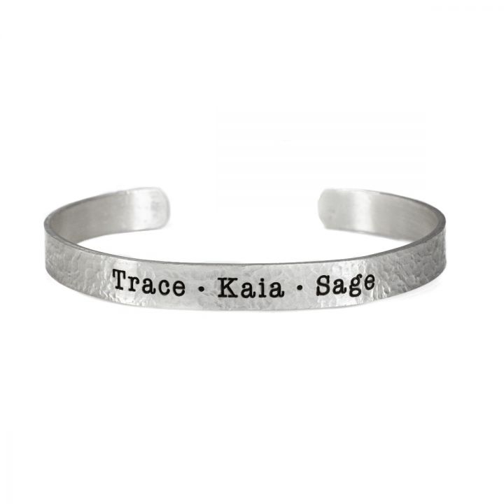 Engraved Name Cuff [Sterling Silver]