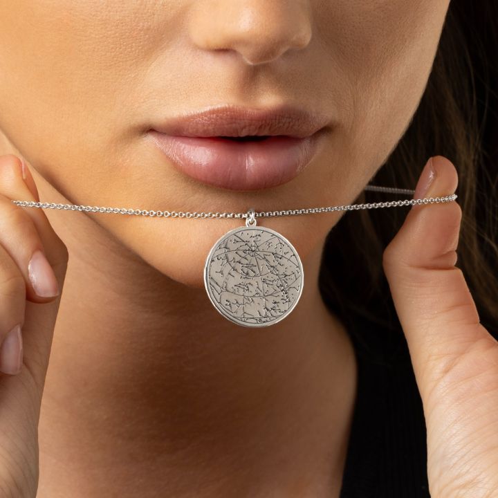 Talisa Sky Map Necklace [Sterling Silver]