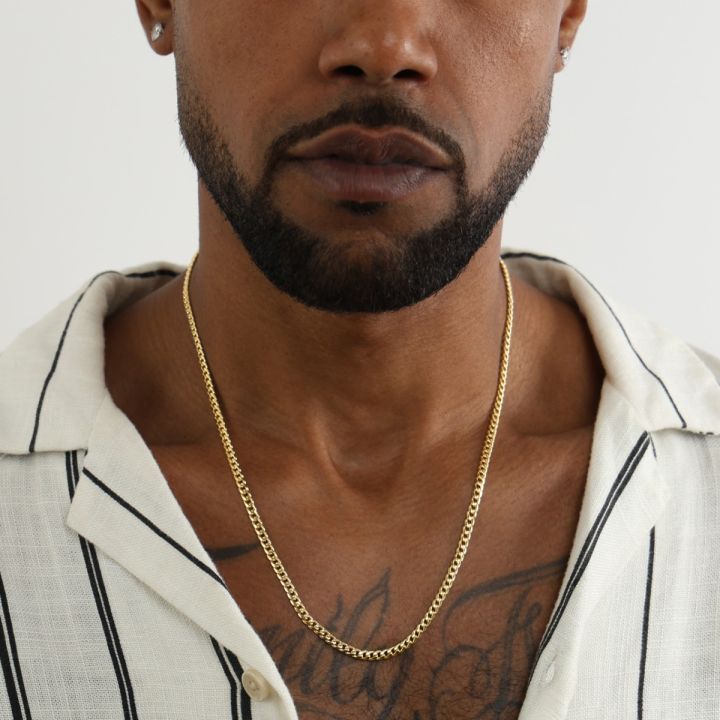 Cuban Link Chain for Men 14K Chain Necklaces Jewelry Gifts for Men