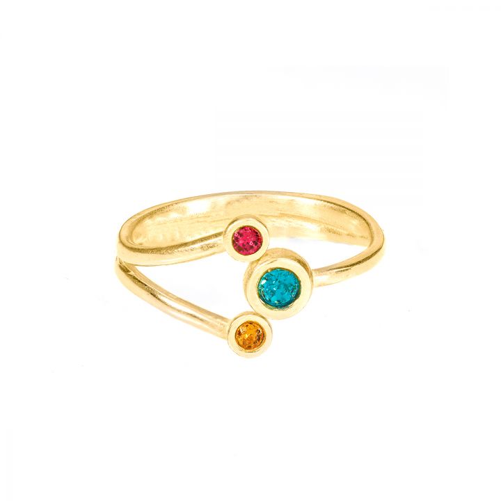 A Mother's Love Ring - Double Love [18K Gold Vermeil]