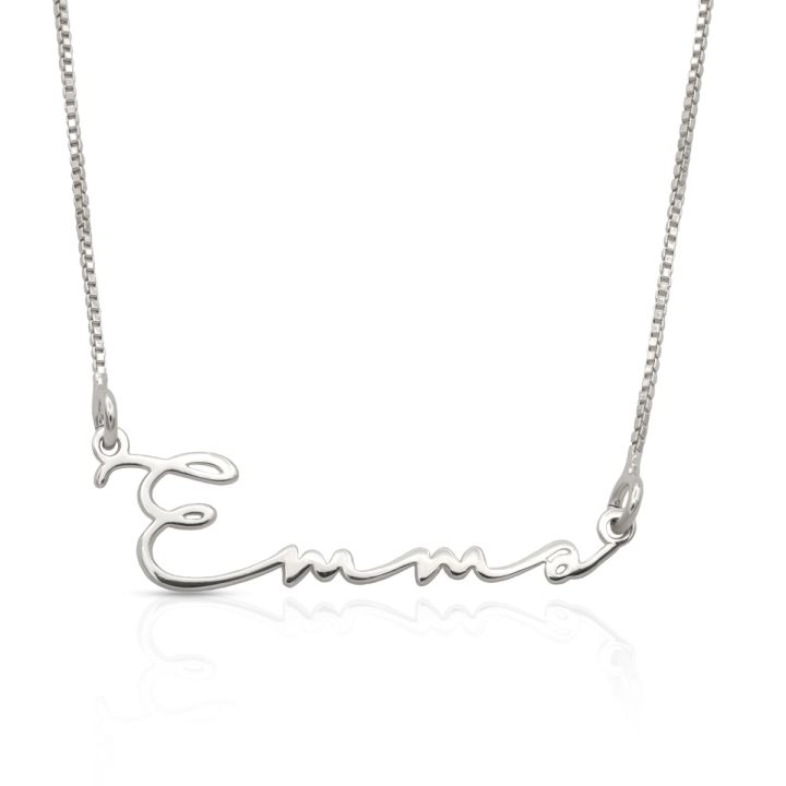 Talisa Italic Name Necklace [Sterling Silver]