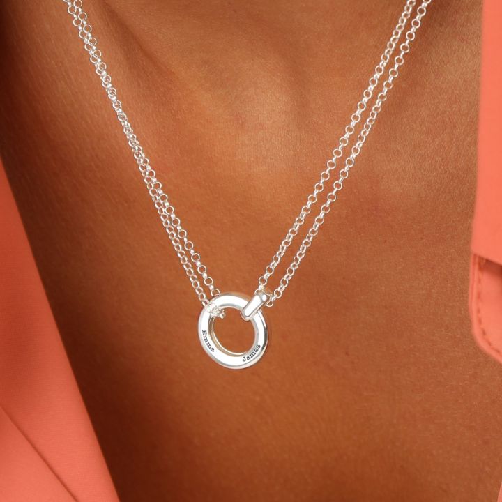 Tied Together Name Necklace [Sterling Silver]