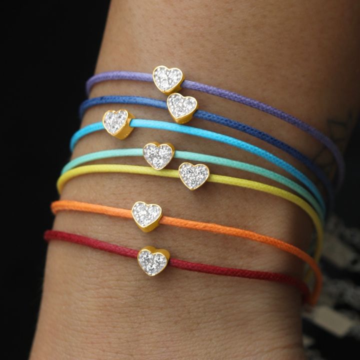 Ties of Heart Crystal Bracelet [18K Gold Vermeil]