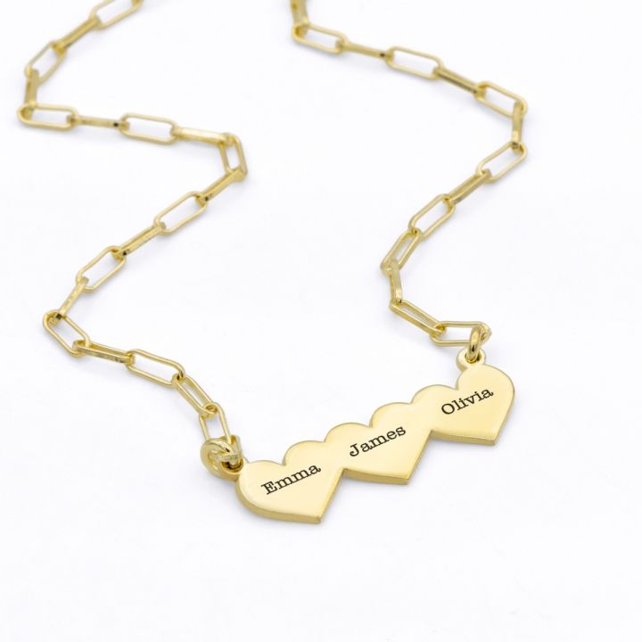 Gold Heart Chain Link Necklace | New Look