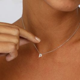 日本未入荷☆KING ICE☆White Gold Letter Necklace 14K Solid White Gold Diamond Letter Initial V Pendant 0.75