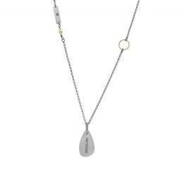 Enchanted Dew Name Necklace for Her (Silver) - Talisa