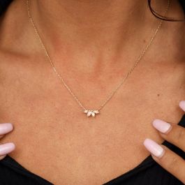 Sparkling Ripple Necklace [18K Gold Vermeil]