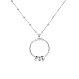 Love silver hotsell name necklace