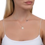 BE FREE - Sterling Silver Necklace with Swarovski® Crystal